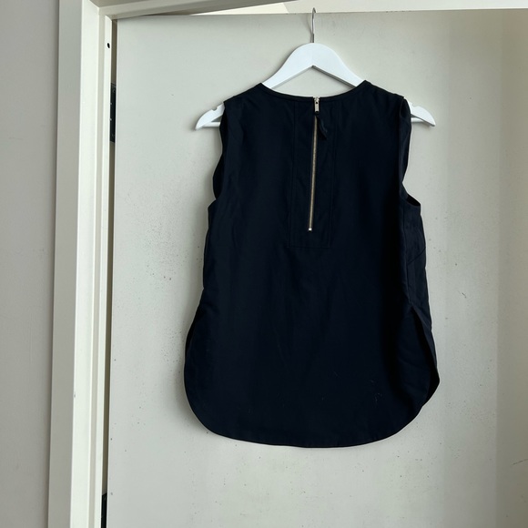 J. Crew Navy Tank with Back Zipper - Picture 3 of 4